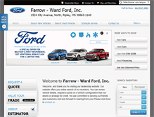 Tablet Screenshot of farrow-wardford.com